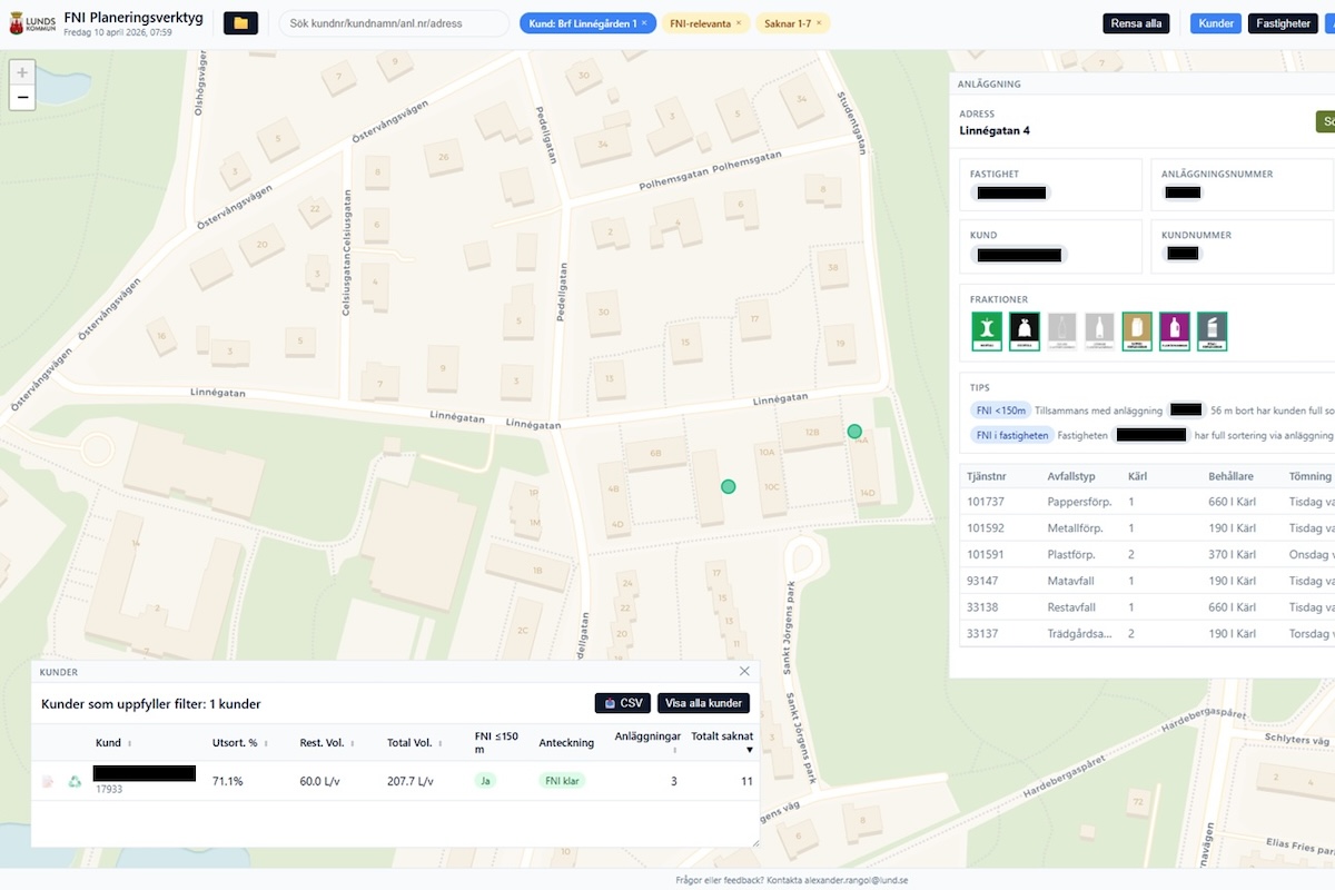 Lunds AI Karta