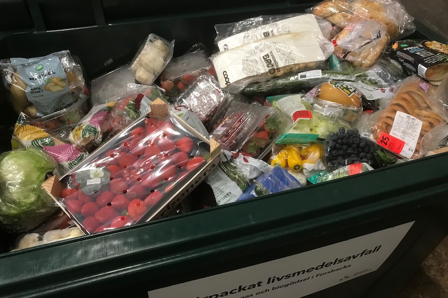 Förpackat Livsmedelsavfall